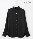 23区 S 【エステータ】シルクサテン シャツ