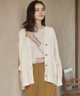 23区 S 【SLOW/一部店舗限定】ハイバルコットンブレンド カーディガン