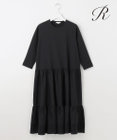 23区 L 【R(アール)】フォルムニット ティアード ワンピース