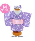 Mother garden マザーガーデン うさももMサイズ 着せ替え用お洋服 《夢見るユニコーン柄浴衣》