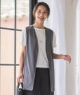 J.PRESS LADIES 【WEB限定・洗える】シアートリコット ジレ