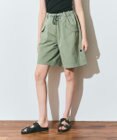 GRACE CONTINENTAL ヘリンボーンツイルハーフパンツ