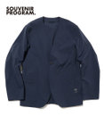 J.PRESS MEN 【J.PRESS ORIGINALS】【UNISEX】Nylon Polyurethane Dray Stretch No Collar Jacket