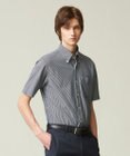 J.PRESS MEN 【夏に嬉しい高機能】カノコインレイ マイクロストライプパッチポケット シャツ/B.D.