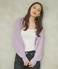 #Newans 【洗える】エアリーウールボレロカーディガン