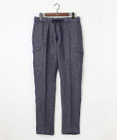 JOSEPH ABBOUD 【ウエストも伸びる！/JAPANファブリック/イージーパンツ/清涼/セットアップ】リネンデニム パンツ