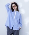 J.PRESS YORK STREET 【WOMEN】クレリックバンドドレス シャツ