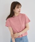 Green Parks ・ＤＯＵＢＬＥ　ＦＬＡＧＳ　ハート総柄刺繍ＴＥＥ