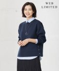 J.PRESS LADIES 【WEB限定】ダンボールニットジャージー カットソー