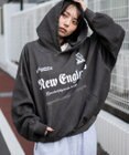 WEGO 【ユニセックス着用ITEM】グラフィックバルーンクロップドプルパーカー