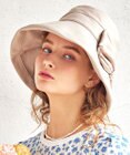 TOCCA 【UV90%以上カット・吸水速乾・接触冷感・抗菌防臭】BIG RIBBON WIDE BRIM HAT 帽子