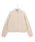 J.PRESS YORK STREET 【UNISEX】ウールカシミヤ ジップアップニット