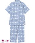 ワコール／睡眠科学 パジャマ SOU・SOU(R) 5分袖 半袖 8分丈 綿100%(本体) レディース YDT160 睡眠科学／ワコール