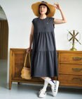 tsumori chisato SLEEP ツモリチサト ワンピース 綿混ベア天竺素材(本体) 1分袖 半袖 ロング丈 レディース UNT125/ワコール