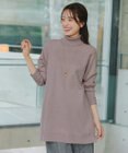 Tiaclasse 【安田美沙子さん着用・選べる2type・新色追加】ボタンニットチュニック