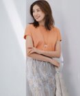 23区 【汗じみ防止/速乾性】フレンチスリーブ  IT Tシャツ