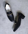nouvelleRobe Oū 【本革・高反発】Spiral-bit loafers  ヒールローファー