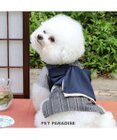 PET PARADISE ペットパラダイス 黒白 浴衣 とんぼ刺繍 小型犬