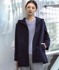 J.PRESS LADIES ショートビーバー フーデッド コート