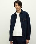 NAVE 【ReNAVE　洗える】ストレッチデニム シャツ