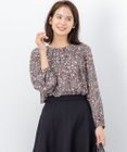 組曲 L プティフラワープリント ブラウス