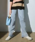 自由区 S ウスカルデニムワイドストレート パンツ