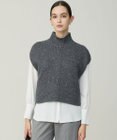 ICB L 【30th ANNIVERSARY】 カシミヤブレンドルレックス ハイネックニットベスト