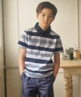 J.PRESS KIDS 【140-170cm】ボーダー ポロシャツ