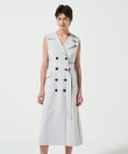 GRACE CONTINENTAL バックプリーツトレンチワンピース