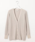 自由区 S 【アンサンブル対応・洗える】ハイツイストコットンアセテート カーディガン