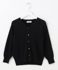 Feroux 【洗える・接触冷感・UVカット】ハートボタン7分袖 カーディガン