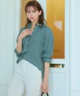 23区 【CLASSY. 9月号掲載/WEB限定カラーあり】LIBECO ベーシック シャツ