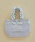 Maison de FLEUR ブランドロゴフリルハンドルトートSバッグ