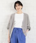 ANY L コットンＶネックカーディガン