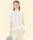 BEIGE， 【洗える】WILLOW / サムホールハイネックニット