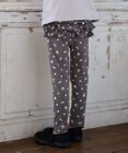ANY KIDS 【WEB限定】フリル付き総柄レギンス