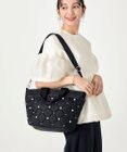 LeSportsac BUCKET TOTE W PEARLS2/ブラックパール