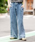 WEGO ローライズバギーフレアデニムパンツ
