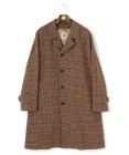 J.PRESS MEN 【KING SIZE】【JAPAN TWEED with REAL SHETLAND】ガンクラブチェック バルカラーコート