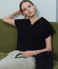 BEIGE， NADIA / ストレッチ スキッパーニット