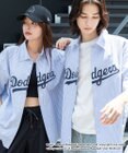 WEGO 【ユニセックス着用ITEM】別注MLBストライプグラフィックシャツ（SS）