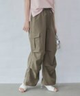 WEGO 【ウエストゴム】イージーパラシュートカーゴパンツ