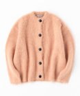 UNFILO 【洗える】アルパカシャギー カーディガン