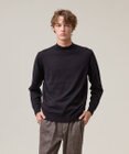 J.PRESS MEN 動きやすさにこだわった立体設計【洗える】コットンカシミヤモックネック ニット