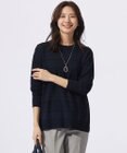 J.PRESS LADIES 【WEB限定カラーあり・洗える】SILKY RAYON STRETCH ボーダー ニット