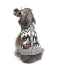 PET PARADISE スヌーピー 背中開き ニット雪遊び柄 《グレー》 小型犬