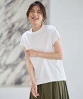 ANY 【UVケア/接触冷感】モックネックフレンチスリーブＴシャツ