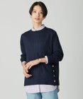 J.PRESS LADIES L WORETED WOOL BLEND クルーネック ニット