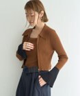 YECCA VECCA 【2点SET】キャミセット襟付きZIPカーディガン