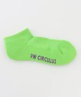 PW CIRCULUS 【WOMEN】【土踏まずをサポート】ロゴ ショートソックス